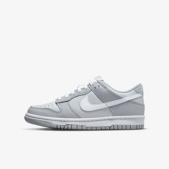 White nike school shoes store